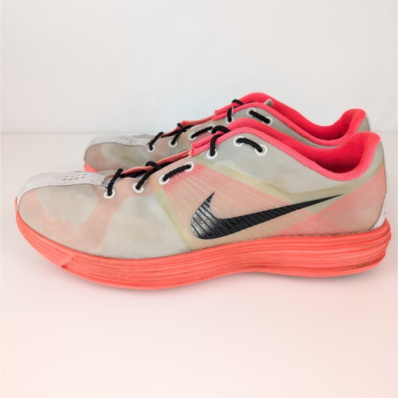 Nike Lunaracer 2 Running Hiking Shoes Gray Pink‎ Orange Black Sneakers Womens 10 - Picture 3 of 9